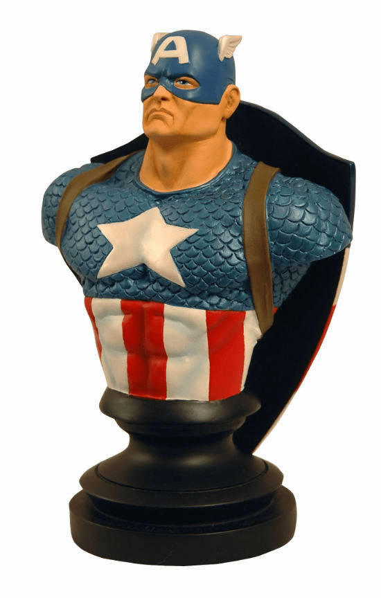 Buste Captain America Marvel Par Semic - 26 Cm De Haut (Statue Collection)