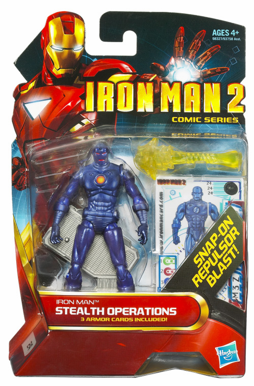 Marvel Iron Man 2 Comic Series #24 Iron Man Stealth Operations Figure