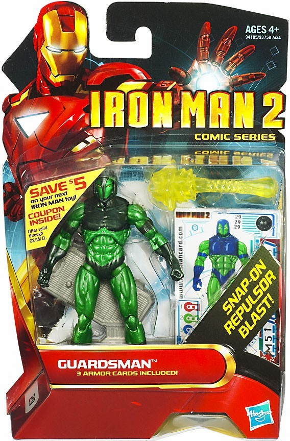 Marvel Iron Man 2 Comic Series #29 Guardsman Figure