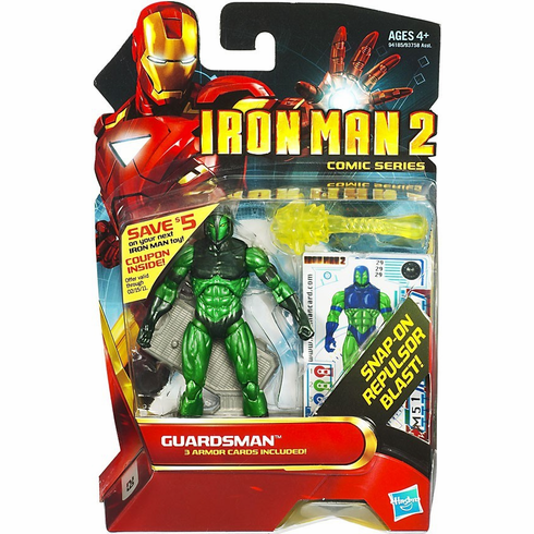 Marvel Iron Man 2 Comic Series #29 Guardsman Figure