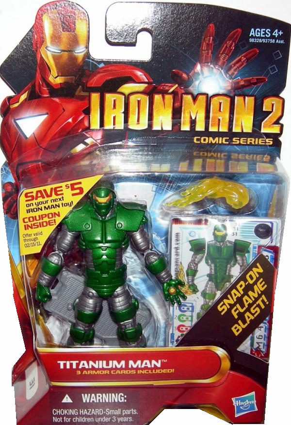 Marvel Iron Man 2 Comic Series #31 Titanium Man Figure