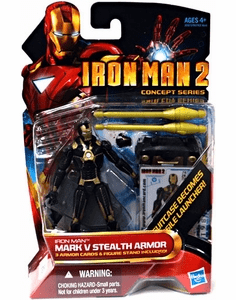 Marvel Iron Man 2 Concept Series #20 Mark V Stealth Armor Figure