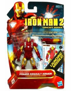 Marvel Iron Man 2 Concept Series #4 Power Assault Armor Figure