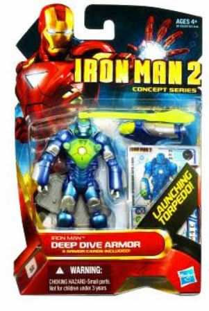 Marvel Iron Man 2 Concept Series #6 Deep Dive Armor Figure