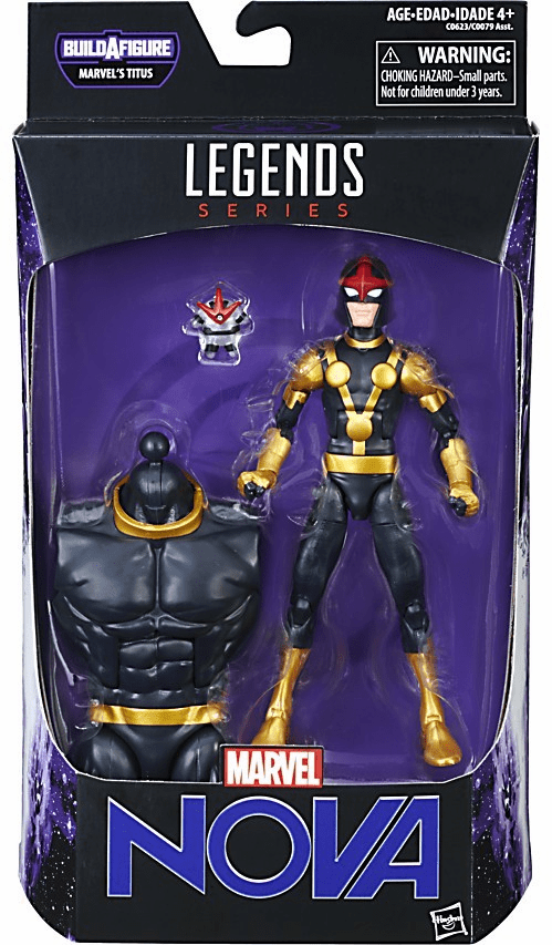 Marvel Legends Infinite Titus Guardians of The Galaxy Nova Figure
