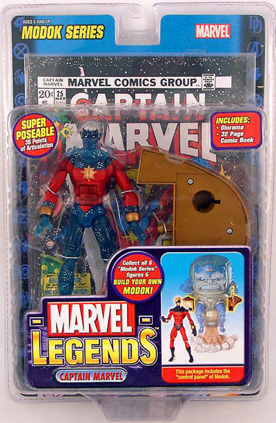 Marvel Legends Modok Series 15 Captain Marvel Variant Figure
