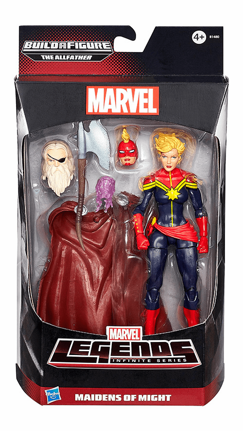 Marvel Legends Odin Series Captain Marvel Figure