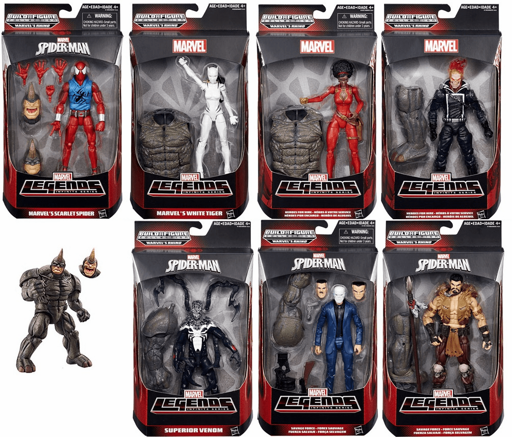 Marvel Legends Rhino Series Set