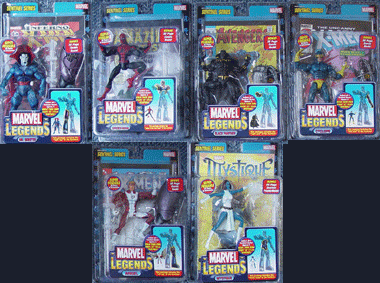 Marvel Legends Sentinel Series 10 Set with Mystique