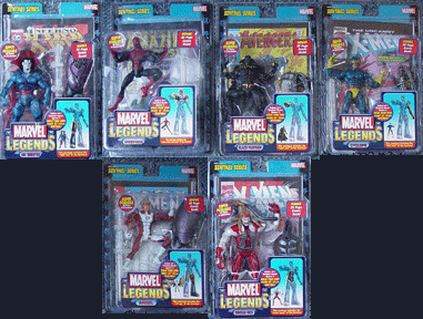 Marvel Legends Sentinel Series 10 Set with Omega Red