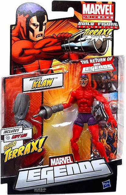 Marvel Legends Terrax Series Klaw Figure