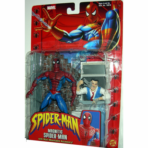Marvel Spider-Man Classic Magnetic Spider-Man Figure
