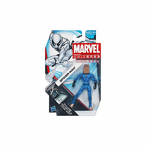 Marvel Universe #14 Fantastic Four Spider-Man Bag Head Variant Figure