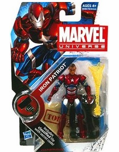 Marvel Universe #19 Iron Patriot Variant Figure