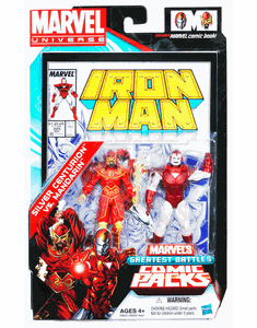 Marvel Universe Greatest Battles Silver Centurion vs Mandarin Set