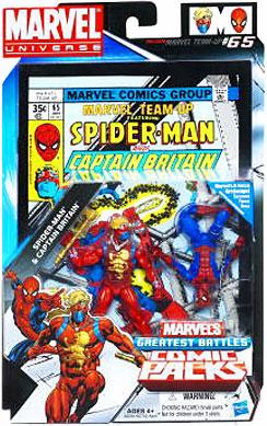 Marvel Universe Greatest Battles Spider-Man & Captain Britain Set
