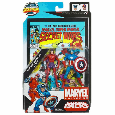 Marvel Universe Secret Wars Captain America and Klaw Figure Set