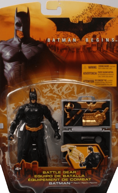 Mattel Batman Begins Battle Gear Batman Figure