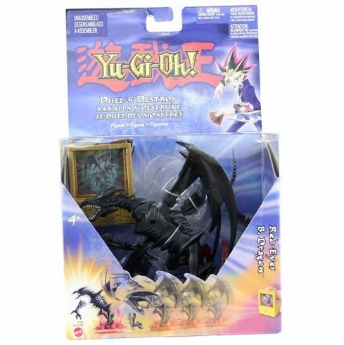 Mattel Yu-Gi-Oh! Duel 'n' Destroy Red-Eyes B. Dragon Figure