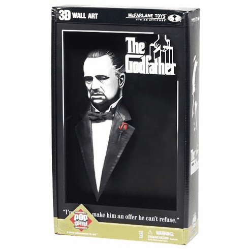 McFarlane 3D Movie Poster The Godfather Display