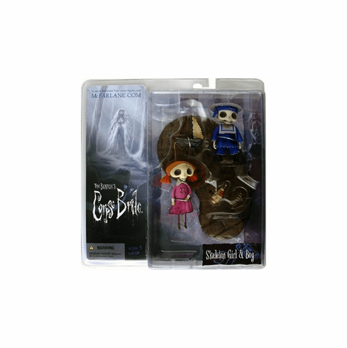McFarlane Corpse Bride Skeleton Boy & Girl Figure Set