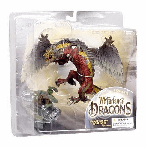McFarlane Dragons Quest for the Lost King Fire Clan Dragon Figure
