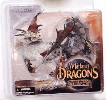 McFarlane Dragons Quest for the Lost King Fire Clan Dragon Figure
