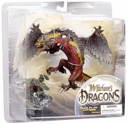 McFarlane Dragons Quest for the Lost King Fire Clan Dragon Figure