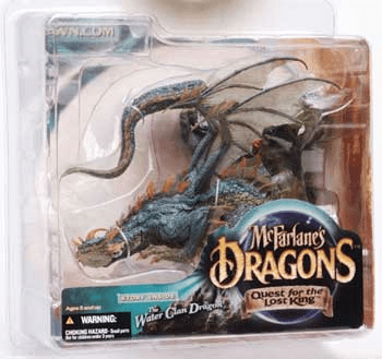 McFarlane Dragons Quest for the Lost King Water Clan Dragon Figure
