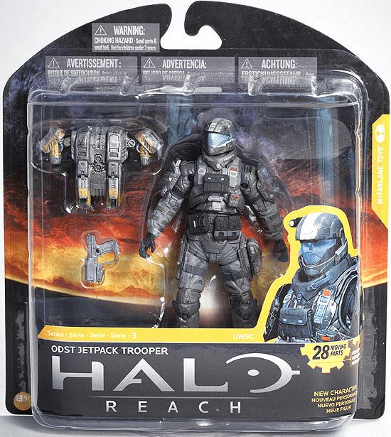 McFarlane Halo Reach Series 3 ODST Jetpack Trooper Figure