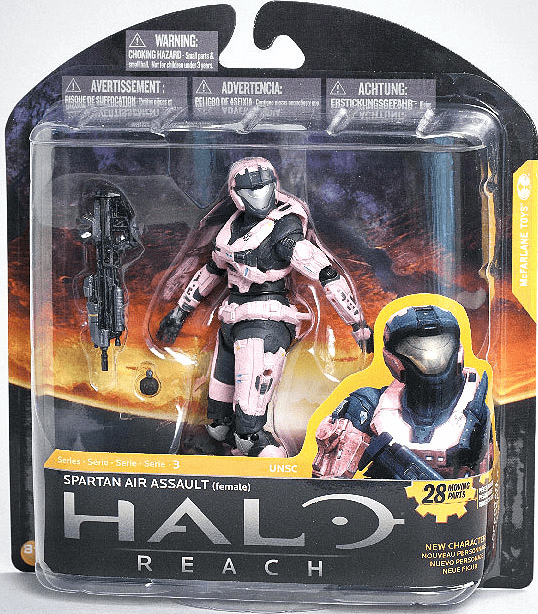 McFarlane Halo Reach Series 3 Spartan Air Assault Female Figure