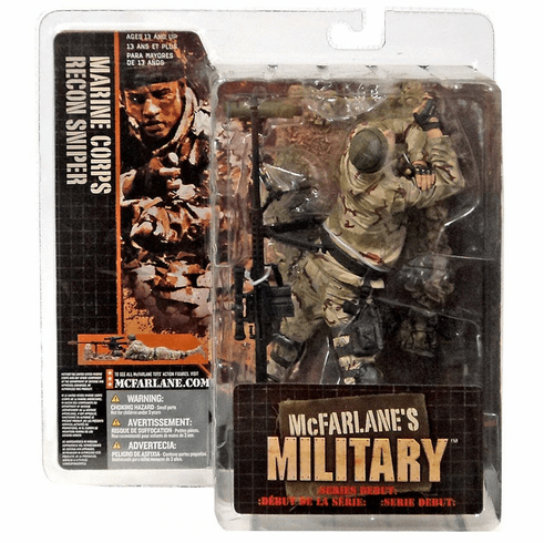 McFarlane Military Marine Recon Sniper Caucasian Figure