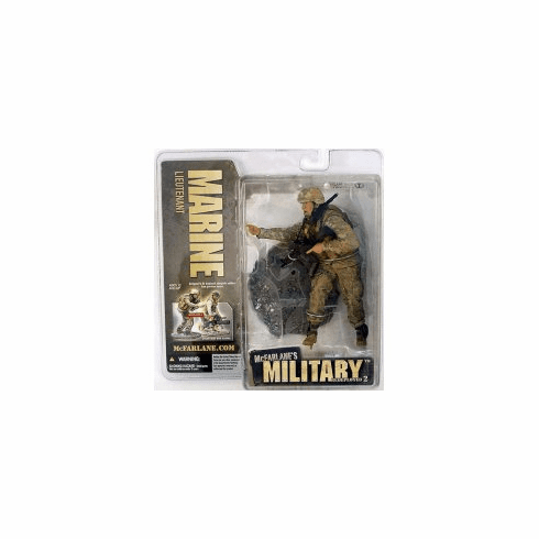 McFarlane Military Redeployed 2 Marine Lieutenant Caucasian Figure
