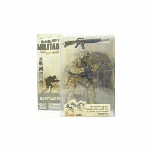 McFarlane Military Redeployed Marine Corps Recon African American Figure
