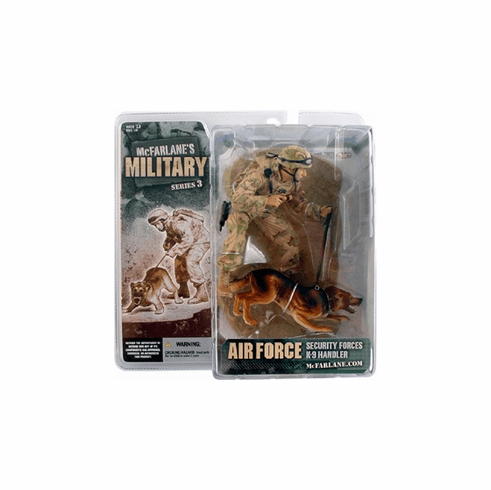 McFarlane Military Series 3 Air Force K-9 Handler Caucasian Figure