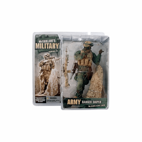 McFarlane Military Series 3 Army Ranger Sniper African American Figure
