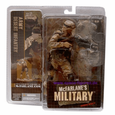 McFarlane Military Series Debut Army Desert Infantry Caucasian Figure