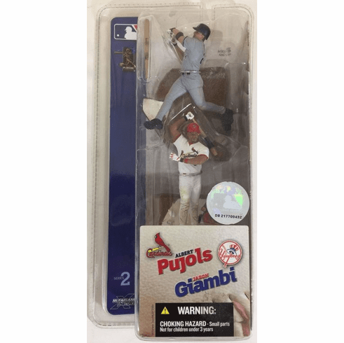 McFarlane MLB 3" Jason Giambi & Albert Pujols Figures
