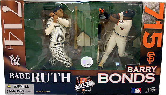 McFarlane MLB Babe Ruth and Barry Bonds Figure Box Set