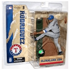 McFarlane MLB Series 8 Texas Rangers Alex Rodriguez Figure