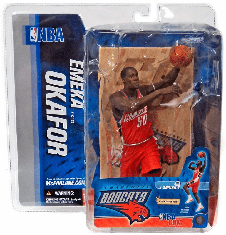 McFarlane NBA 9 Charlotte Bobcats Emeka Okafor Figure