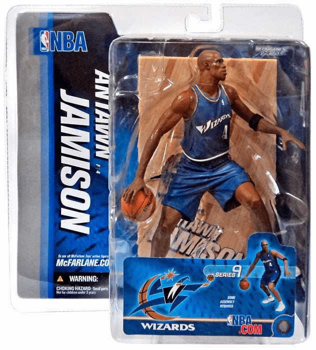 McFarlane NBA 9 Washington Wizards Antawn Jamison Figure