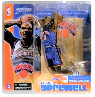 McFarlane NBA Series 3 New York Knicks Latrell Sprewell Figure