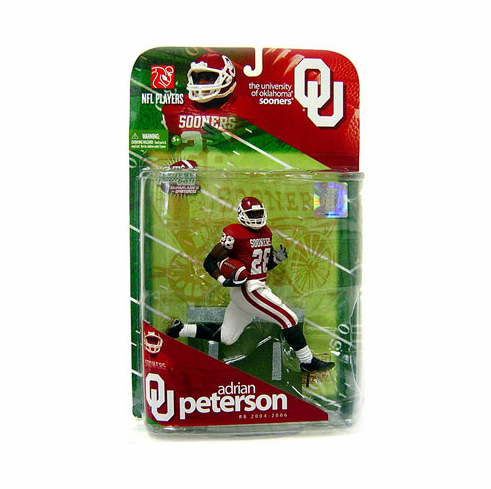 McFarlane NCAA College Football Series 1 Adrian Peterson Figure