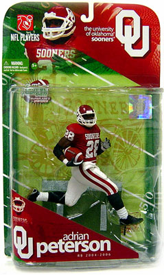 McFarlane NCAA College Football Series 1 Adrian Peterson Figure