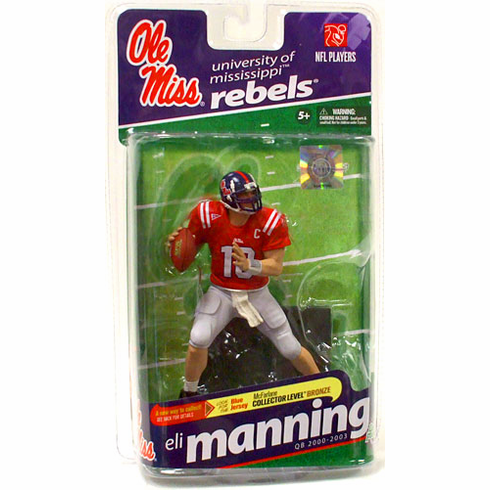 McFarlane NCAA College Football Series 2 Eli Manning Figure