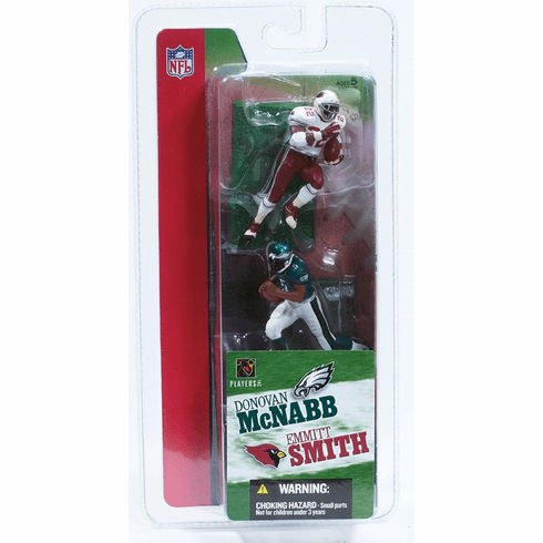 McFarlane NFL 3" Donovan McNabb and Emmitt Smith Figures
