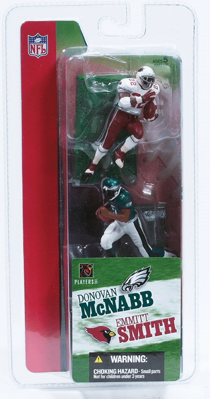 McFarlane NFL 3" Donovan McNabb and Emmitt Smith Figures