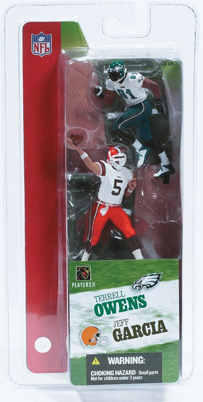 McFarlane NFL 3" Jeff Garcia and Terrell Owens Figures