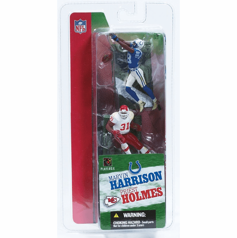 McFarlane NFL 3" Marvin Harrison and Priest Holmes Figures
